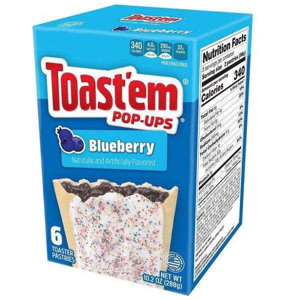 Toastem Pop Ups Blueberry áfonya ízű sütemény 288g Szavatossági idő:
2025-04-02