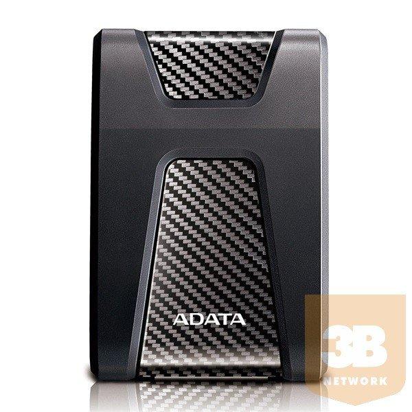 ADATA 2.5" HDD USB 3.1 1TB 5400rpm 8MB Portable Fekete, HD650 ütésálló