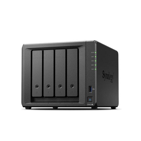 SYNOLOGY NAS 4 Fiókos DS923+ 4x6TB HDD-vel, AMD Ryzen R1600 2x2,6GHz, 4GB DDR4
ECC, 2x1GbE, 2xUSB3.2