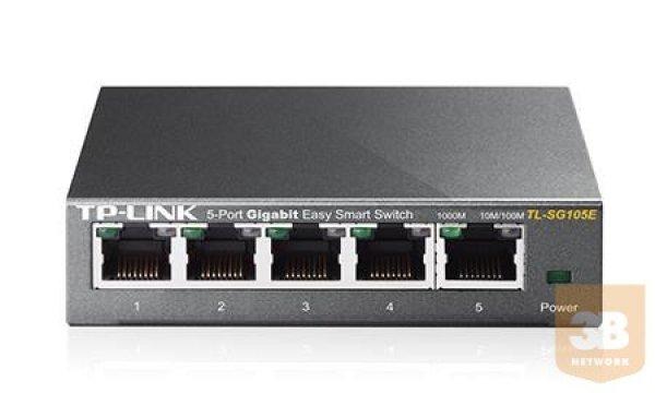 TP-Link TL-SG105E 5-Port Gigabit Easy Smart Switch Desktop