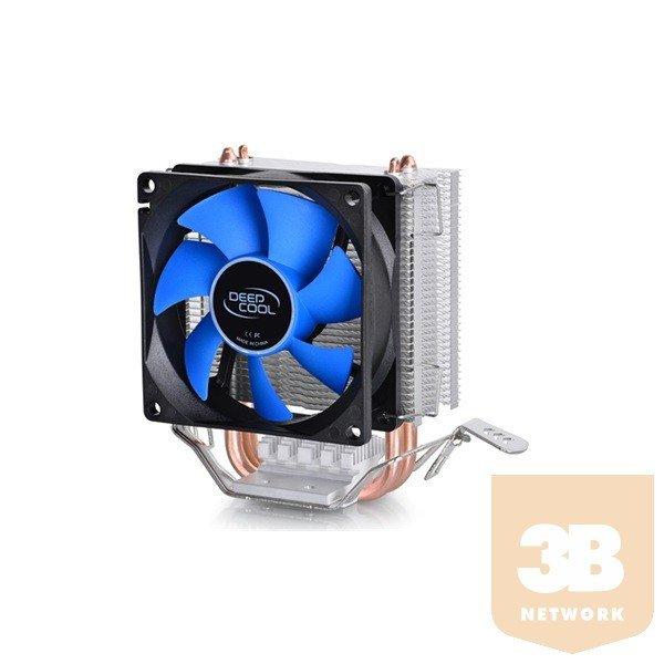 DeepCool CPU Cooler - ICE EDGE MINI FS V2.0 (25dB; max. 47,57 m3/h; 3pin
csatlakozó; 2 db heatpipe, 8cm)