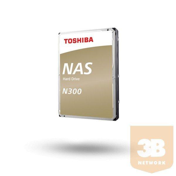 Toshiba Belső HDD 3.5" - N300 High-Reliability 10TB (Retail; NAS, RAID-,
Multimédiás kiszolgálótárhely; 256MB / 7200RPM)