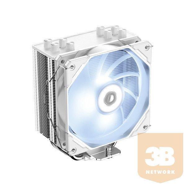 ID-Cooling CPU Cooler - SE-224-XTS WHITE (28.9dB; max. 118,93 m3/h; 4pin
csatlakozó, 4 db heatpipe, 12cm, PWM)