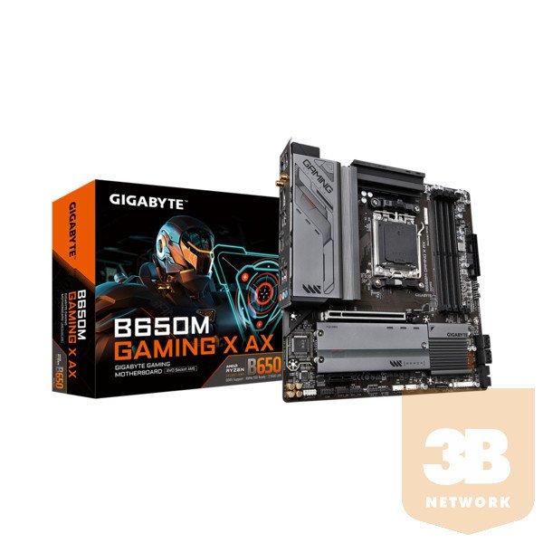 GIGABYTE Alaplap AM5 B650M GAMING X AX AMD B650, mATX