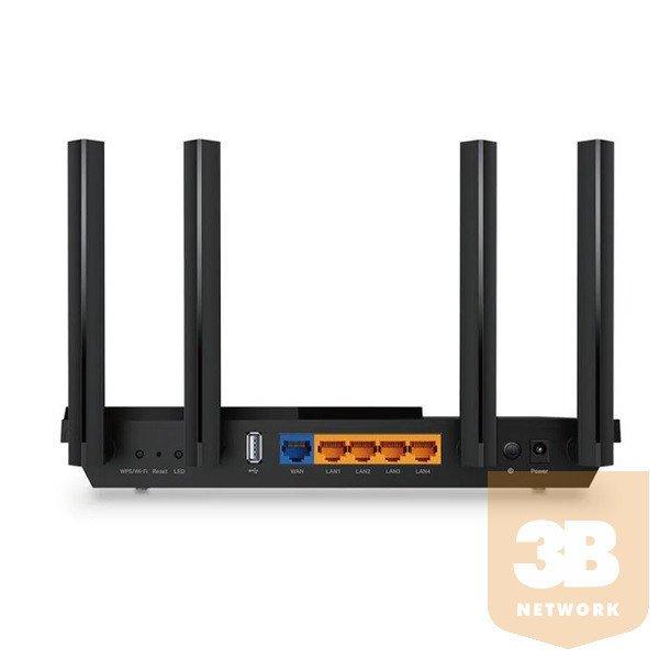 TP-LINK Wireless Router Dual Band AX3000 1xWAN(1000Mbps) + 4xLAN(1000Mbps) +
1xUSB 3.0, Archer AX55