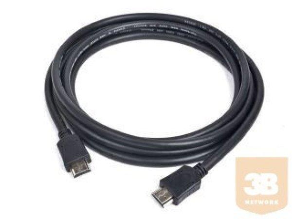 Gembird HDMI kábel V2.0 apa-apa aranyozott csatlakozóval 10m, bulk csomagolás