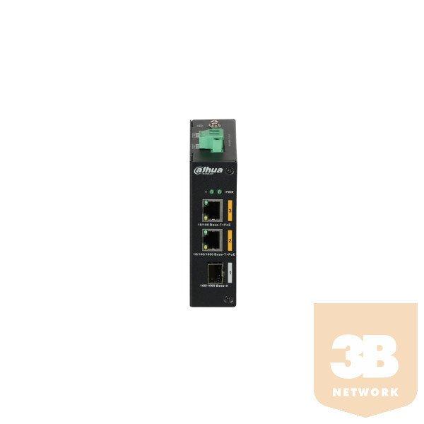 Dahua PoE switch - PFS3103-1GT1ET-60 (1x 100Mbps PoE + 1x 1Gbps PoE + 1xSFP)