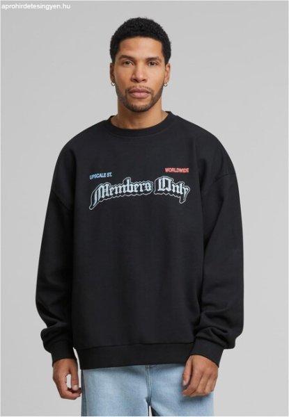 Mr. Tee Only Members Oversize Crewneck black