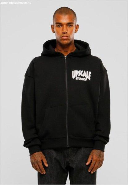 Mr. Tee Upscale Studios Ultra Heavy Oversize Zip Jacket black