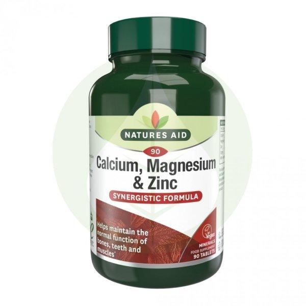 Kalcium Magnézium Cink tabletta - 90db - Natures Aid