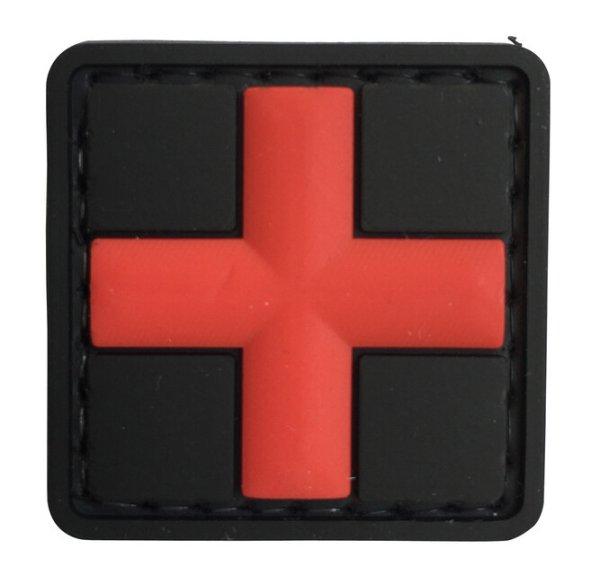 WARAGOD Tapasz 3D Medic feketer 3x3cm