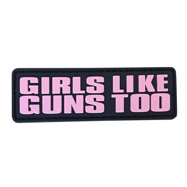 WARAGOD Girls like guns PVC rátét