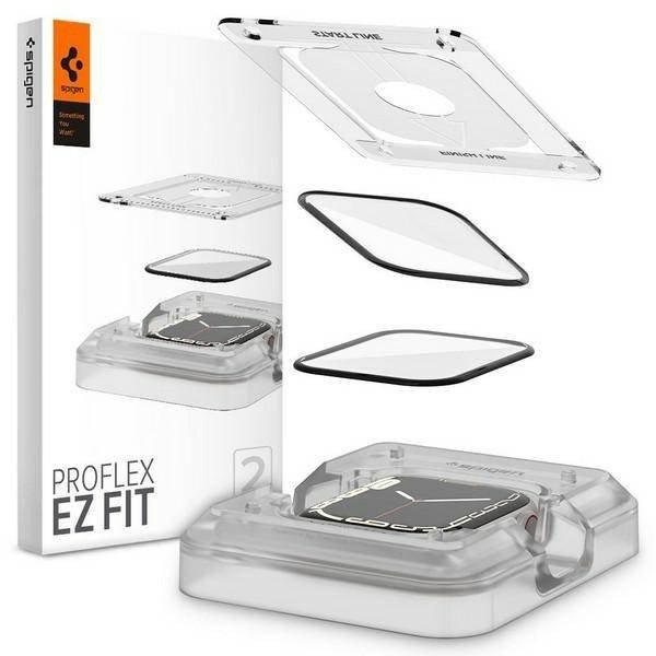 Spigen ProFlex EZ FIT Apple Watch 7 45mm 2db hibrid üveg képernyővédő
fólia