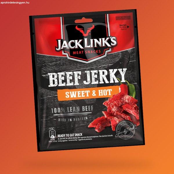 Jack Links Beef Jerky Sweet and Hot édes-csípős szárított marhahús falatok
25g