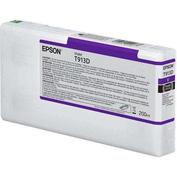 Epson T913D Eredeti Violet Plotter Tintapatron