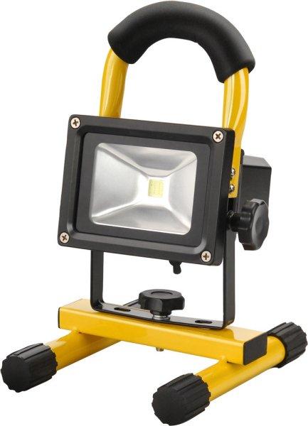 EXTOL LIGHT hordozható LED lámpa (reflektor), 10W, 800 lm; IP65, Li-ion akkus
tölthető