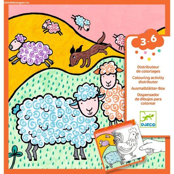 Készségfejlesztő színező adagoló Farm - Színező - Coloring dispenser,
Farm - DJ00050