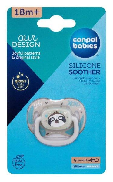 Canpol babies nyugtató szilikon cumi szimmetrikus 18 hó+ lajhár