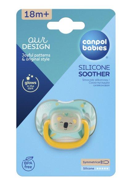 Canpol babies nyugtató szilikon cumi szimmetrikus 18 hó+ koala