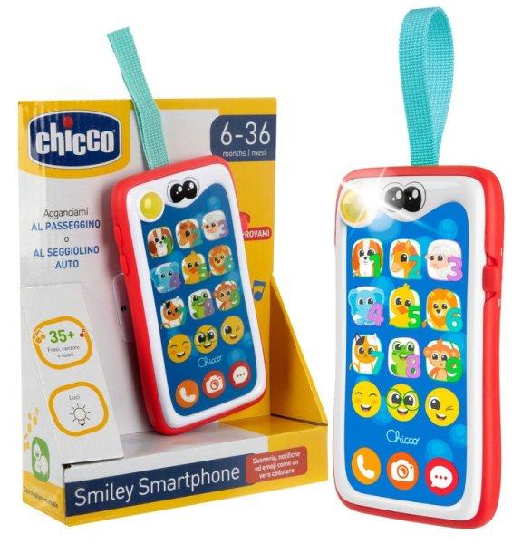 Chicco Smiley smartphone mosolygós okostelefon és babakocsijáték 6h +