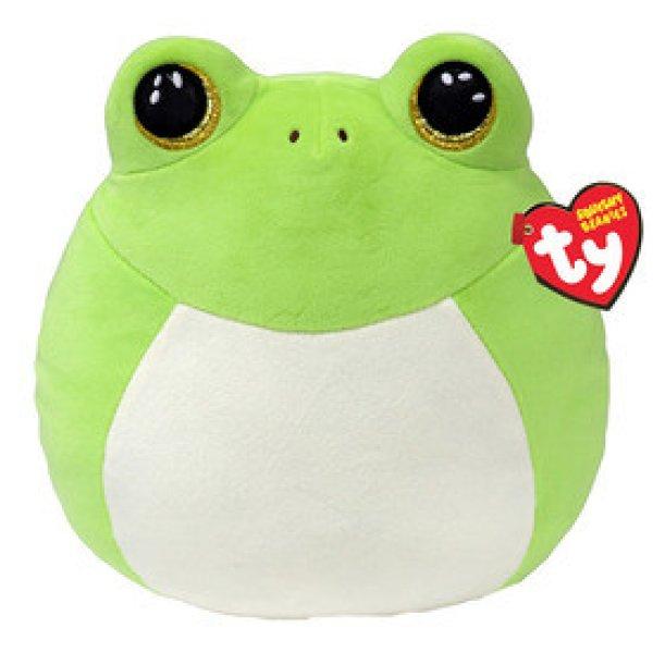 Ty Squishy Beanies párna alakú plüss figura SNAPPER, 30 cm - béka