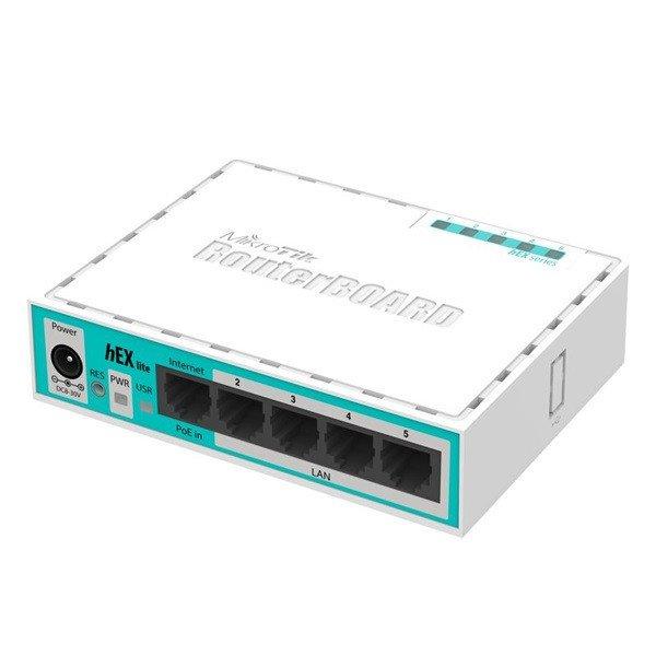 MIKROTIK Vezetékes Router RouterBOARD 5x100Mbps, Menedzselhető, Asztali -
RB750R2