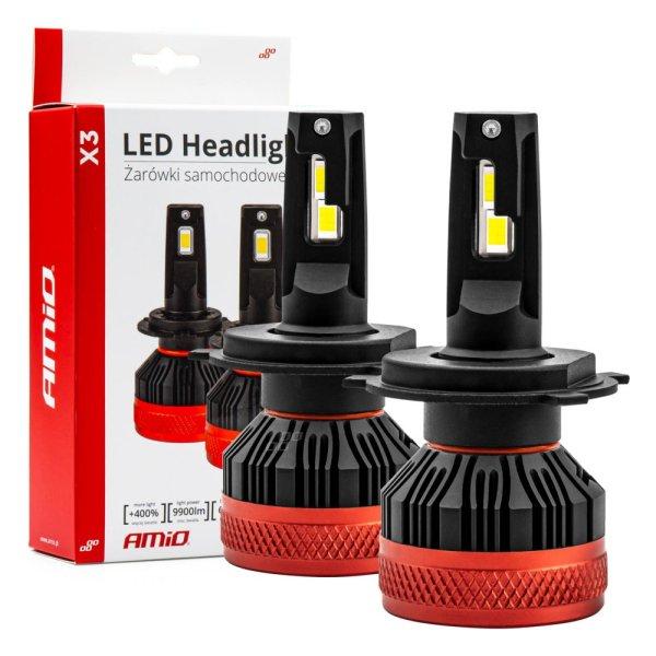 LED H4 helyére X3 Canbus 90 Watt