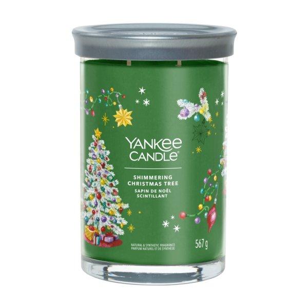 Yankee Candle Illatgyertya Signature tumbler nagy Shimmering Christmas Tree 567
g