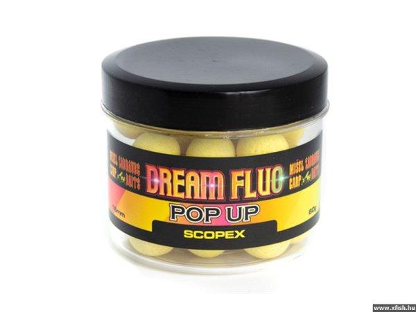 Zadravec Dream Fluo Pop-Up bojli Scopex-Yellow (Tejsav-Sárga) 16 mm 60 g