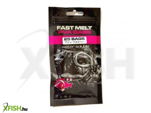 Pva Bags Fast Melt Gyors Oldódású Pva Zacskó 70x100mm 25db/csomag