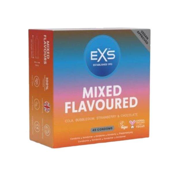 EXS Mixed Flavoured – ízesített óvszer mix (48 db)