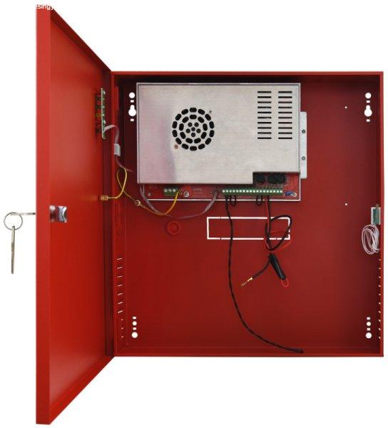 Pulsar EN54C-10A17 Szünetmentesíthető tápegység tűz- és füstjelző
rendszerekhez, 27,6V / 10A / 2x17Ah, IP30