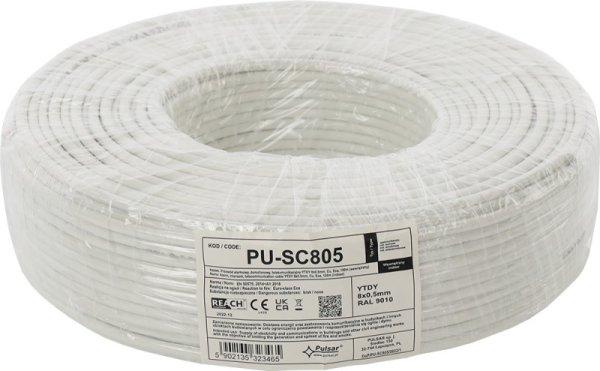 Pulsar PU-SC805 Riasztó kábel, 8 db ér 0,5 mm2 keresztmetszettel, Eca, 100 fm