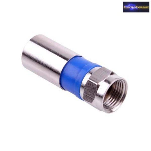 F kompressziós dugó, vízzáró 6,8mm kábelra