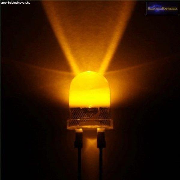 10mm sárga LED.