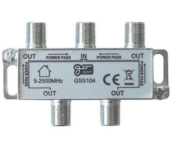 Go-Sat négy utas splitter