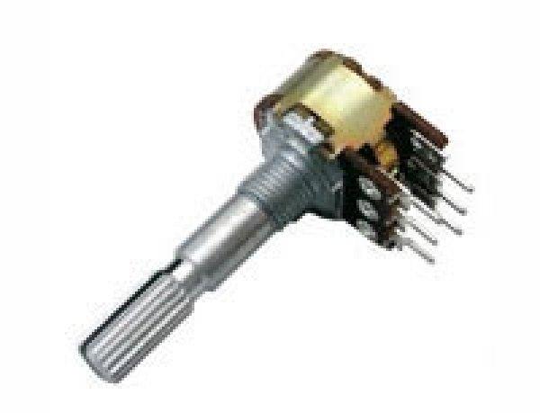 Potentiometer 10K/N stereo 6/30mm