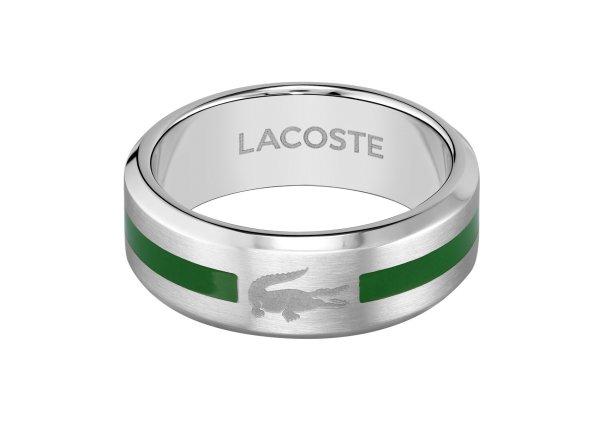 Lacoste Eredeti férfi acél gyűrű Stencil 2040083 64 mm