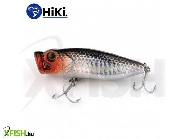 Bull Tackle Hiki Popper Wobbler Zöld Ezüst 80mm 17g 1db/csomag