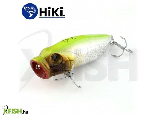 Bull Tackle Hiki Popper Wobbler Sárga 80mm 17g 1db/csomag