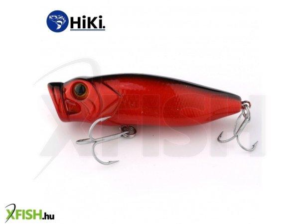 Bull Tackle Hiki Popper Wobbler Piros Fekete 80mm 17g 1db/csomag