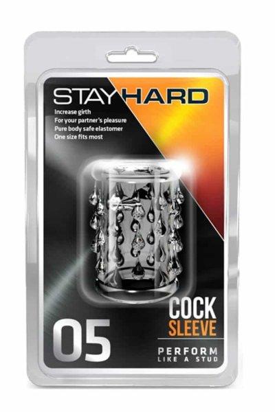  Stay Hard Cock Sleeve 05 Clear 