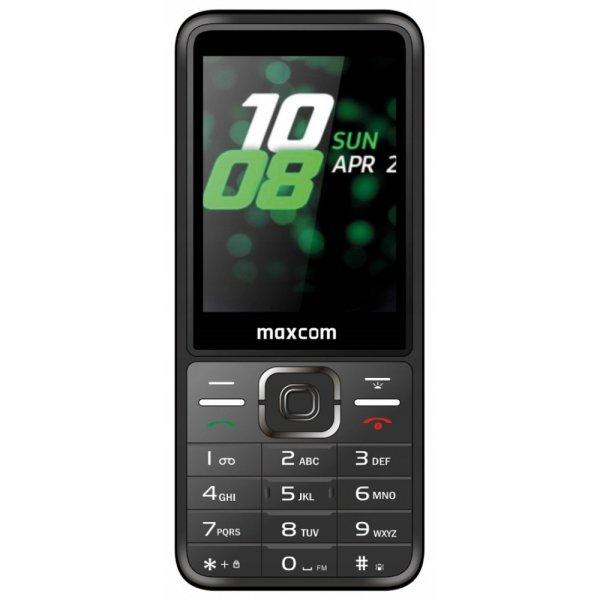 Maxcom MM244 fémházas mobiltelefon, dual sim-es kártyafüggetlen, fekete
(magyar nyelvű menüvel)