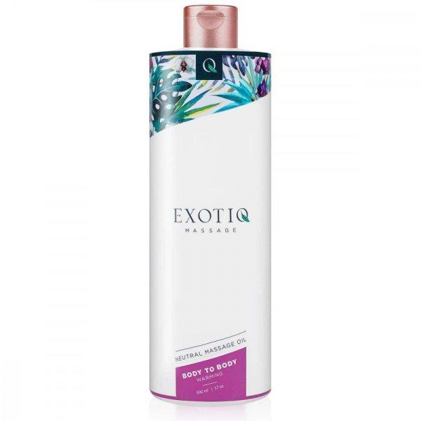 Exotiq Body To Body - melegítő masszázsolaj (500 ml)