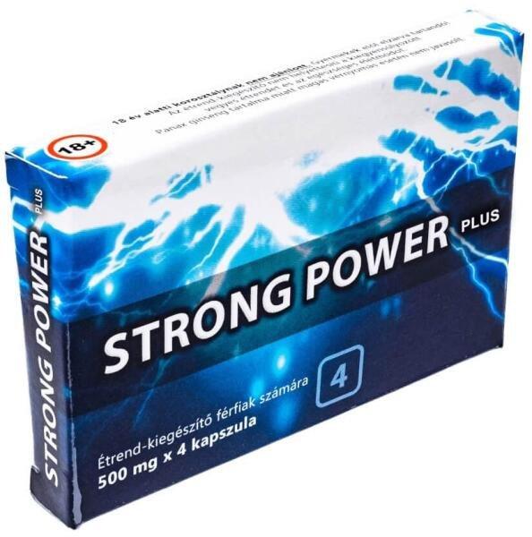 Strong Power extra - étrendkiegészítő kapszula férfiaknak (4db)