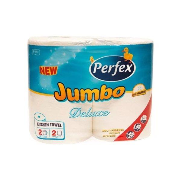 Háztartási papírtörlő kéztörlő 2 rétegű 2 tekercs/csomag 300 lap Boni
Perfex Jumbo Deluxe