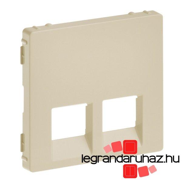 Legrand Valena Life 2xRJ45/RJ11 csatlakozóaljzat burkolat elefántcsont,
Legrand 755421