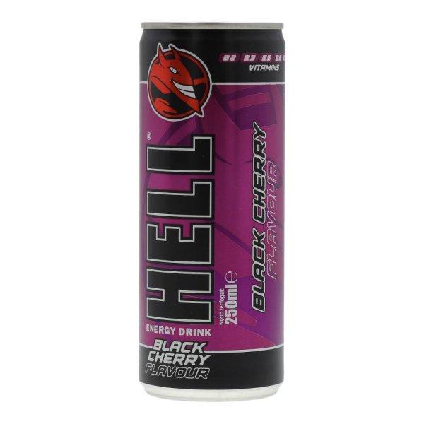 HELL ENERGIAITAL BLACK CHERRY 250ML DRS