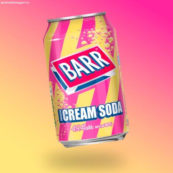 Barr Cream Soda krémszóda ízű szénsavas üdítőital 330ml