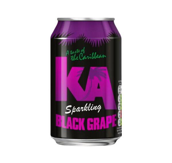 Abbotts KA Black Grape fekete szőlő ízű szénsavas üdítőital 330ml DRS